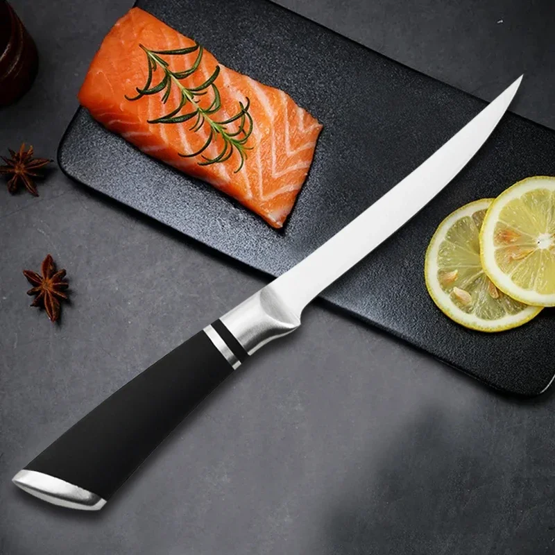 Kitchen Knife Meat Cleaver Stainless Steel Kitchen Knife Butcher Boning Knife Sharp Meat Cleaver Chef Fish Vegetable Cooking Tool