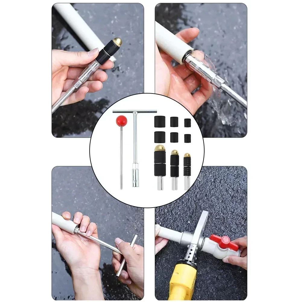 PPR Pipe Strap Stopper Water Stop Needle Hot-melt Water Stop Pin Repair Tool Set For Kitchen Floor Bathroom Plugging Accessory