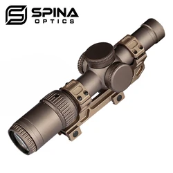 SPINA Tactical Optics 1-6x24 HD Reticle Sight Hunting Rifle Scope Optics Riflescope Magnifier With Mount Airsoft Accessories
