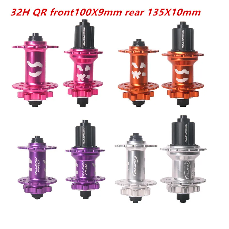 6 Pawls Rujixu Mozzi Per Bicicletta Cuscinetto Sigillato Mozzi Per Mountain Bike Mtb Qr Ta 32H Freno A Disco 5 Cuscinetti 8 9 10 11 12 Velocità Hg Xd 