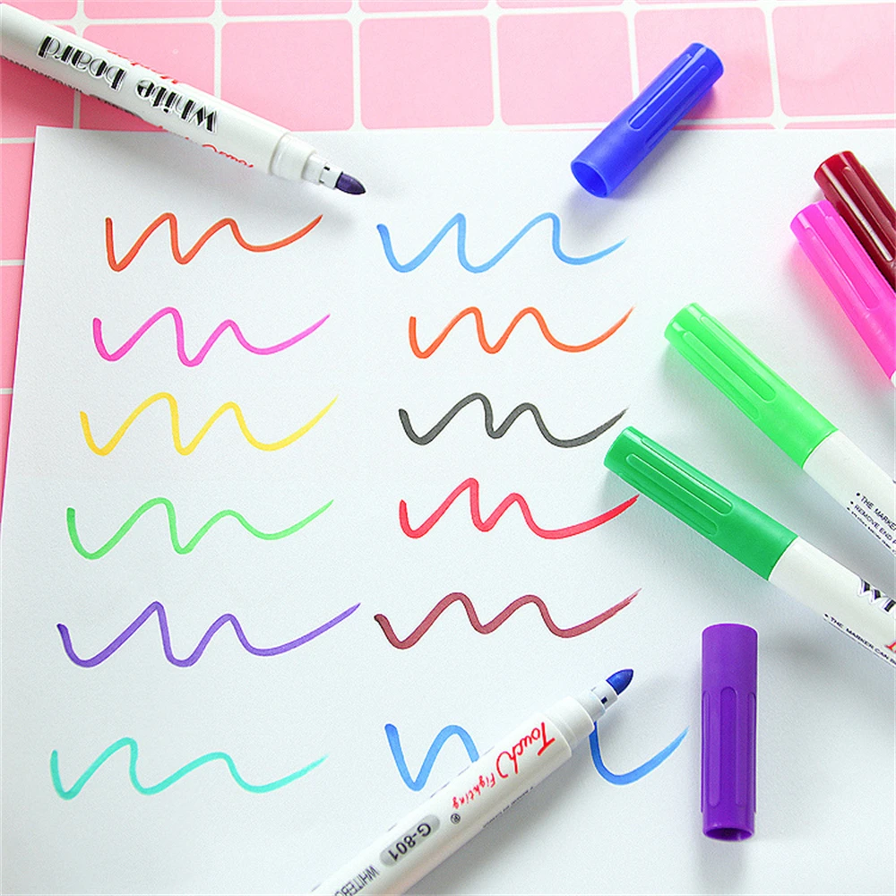 Magical Water Painting Pen Colorful Mark Pen Markers Floating Ink Doodle Water Pens for Children Early Education Home Supply