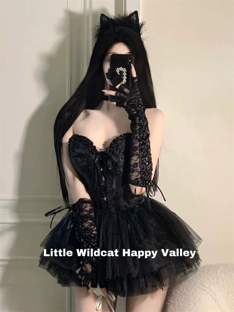 Lolita Maid Cosplay Uniform Babydoll Dress Lingerie Erotic Role Play Women Sexy Catsuit Christmas Costumes Plus Underwear