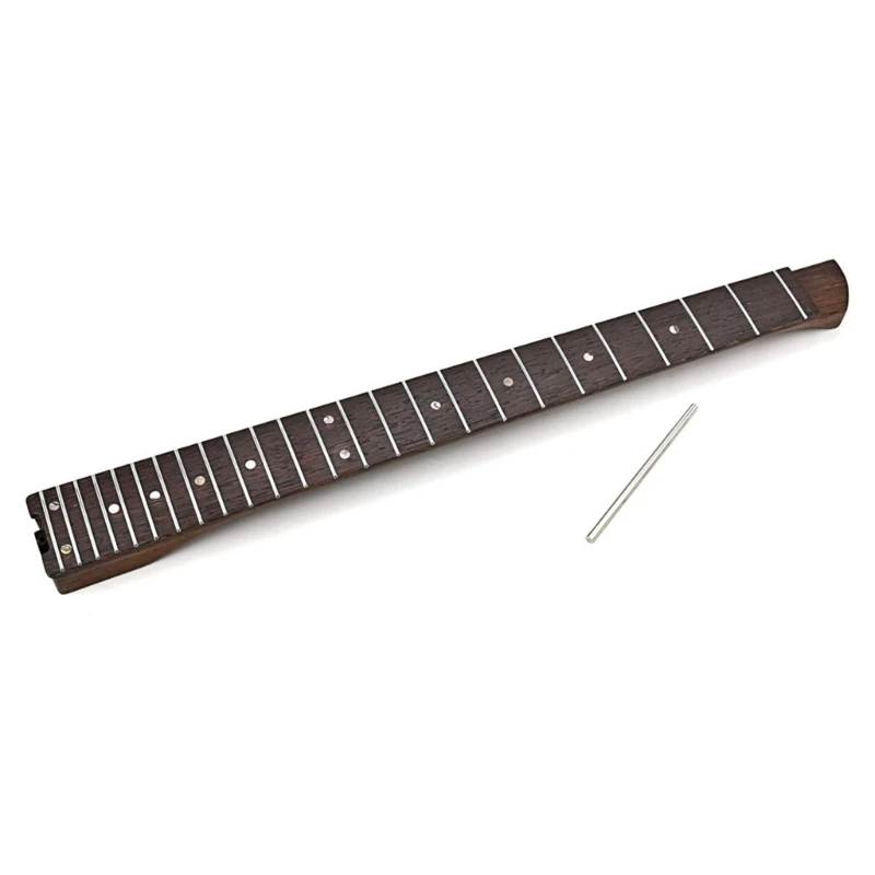 

25 Fret Electric Guitar Bridge Neck Headless Maple Wood Electric Instrument Guitar Neck DIY Electric Guitar Neck Parts