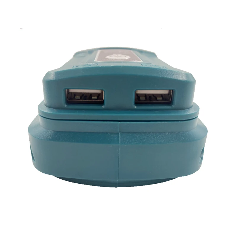 Adapter LED Working Light For Makita 14.4V/18V Li-on Battery BL1830 BL1430 BL1850 Dual USB Converter with LED Lamp for Makita