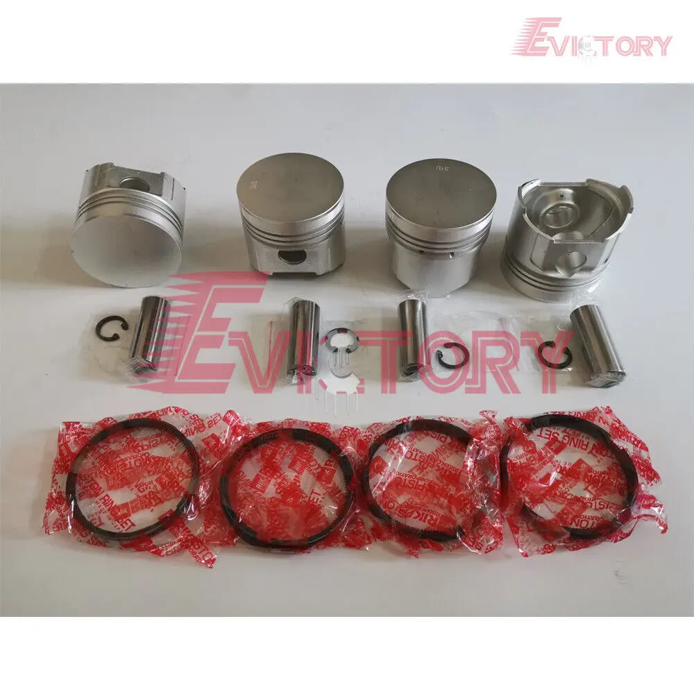 

For kubota V1702 oversize rebuild kit piston ring +0.50 gasket bearing
