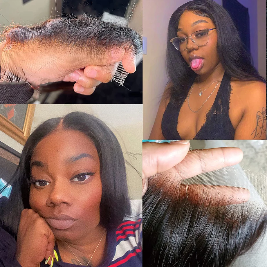 Human Hair Closure 13x4 13x6 Frontal 4x4 Closure Brazilian Straight