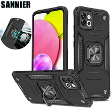 

SANNIER Shockproof Phone Case For Samsung A31 A30S A22 A21S A20 A20E Car Holder Cover For Galaxy A13 A12 A11 A10 A03 A02 A01Core