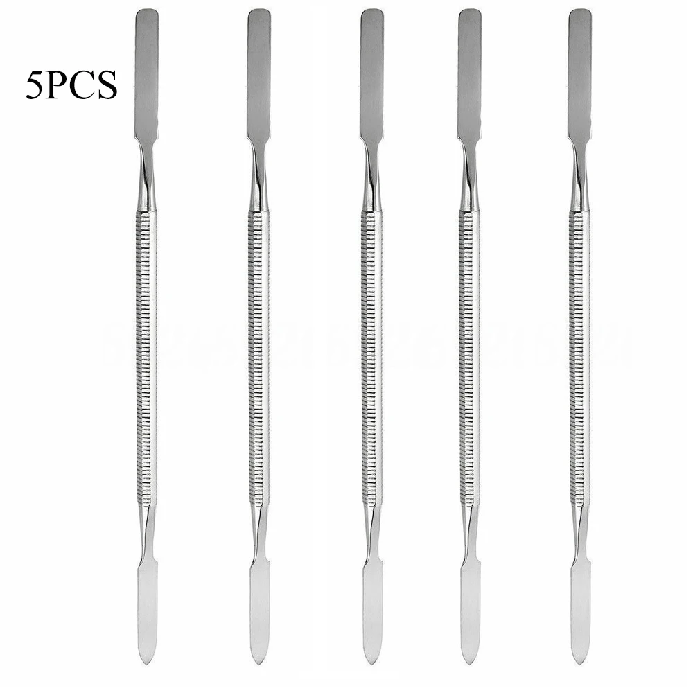 

5 Pc Cement Spatula Dental Mixing Knife Stainless Steel Restorative Double Ended