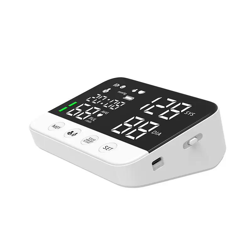 Electronic Tensiometer Smart Blood Pressure Monitor Arm Cuff Tonometer Digital Sphygmomanometer Electronic  Medical BP Monitors 4