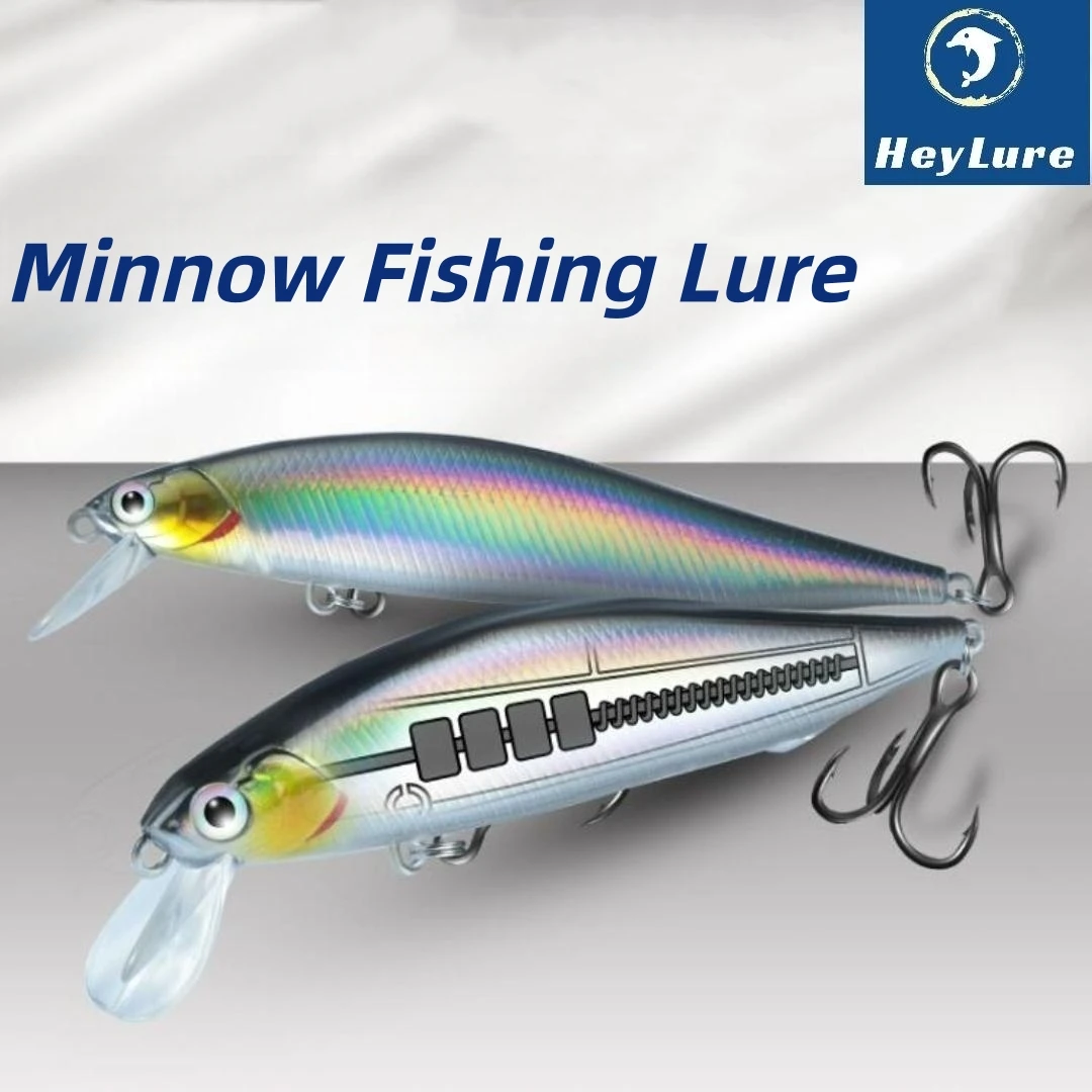

5pcs Minnow 7g Fishing hard lure long distance flying 65mm 6.5cm mini lake stream