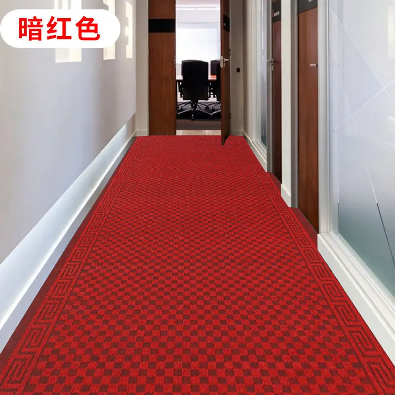 

Настраиваемый моющийся нескользящий напольный коврик для дома, прихожей, коридора, Alfombra Decor, длинная дорожка, однотонный деловой ковер