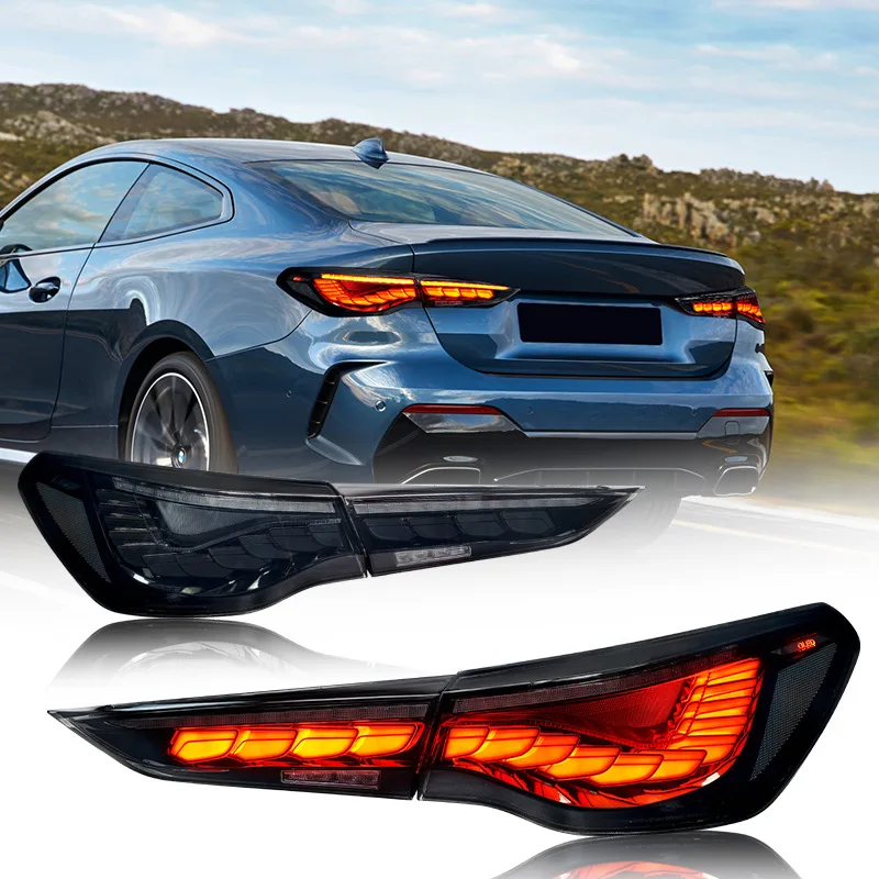 

Car Led Dynamic Tail Light Assembly For BMW 4 Series 2020 2021 2022 G22 G23 G26 425I M4 Modified Rear Stop Lights Accessories