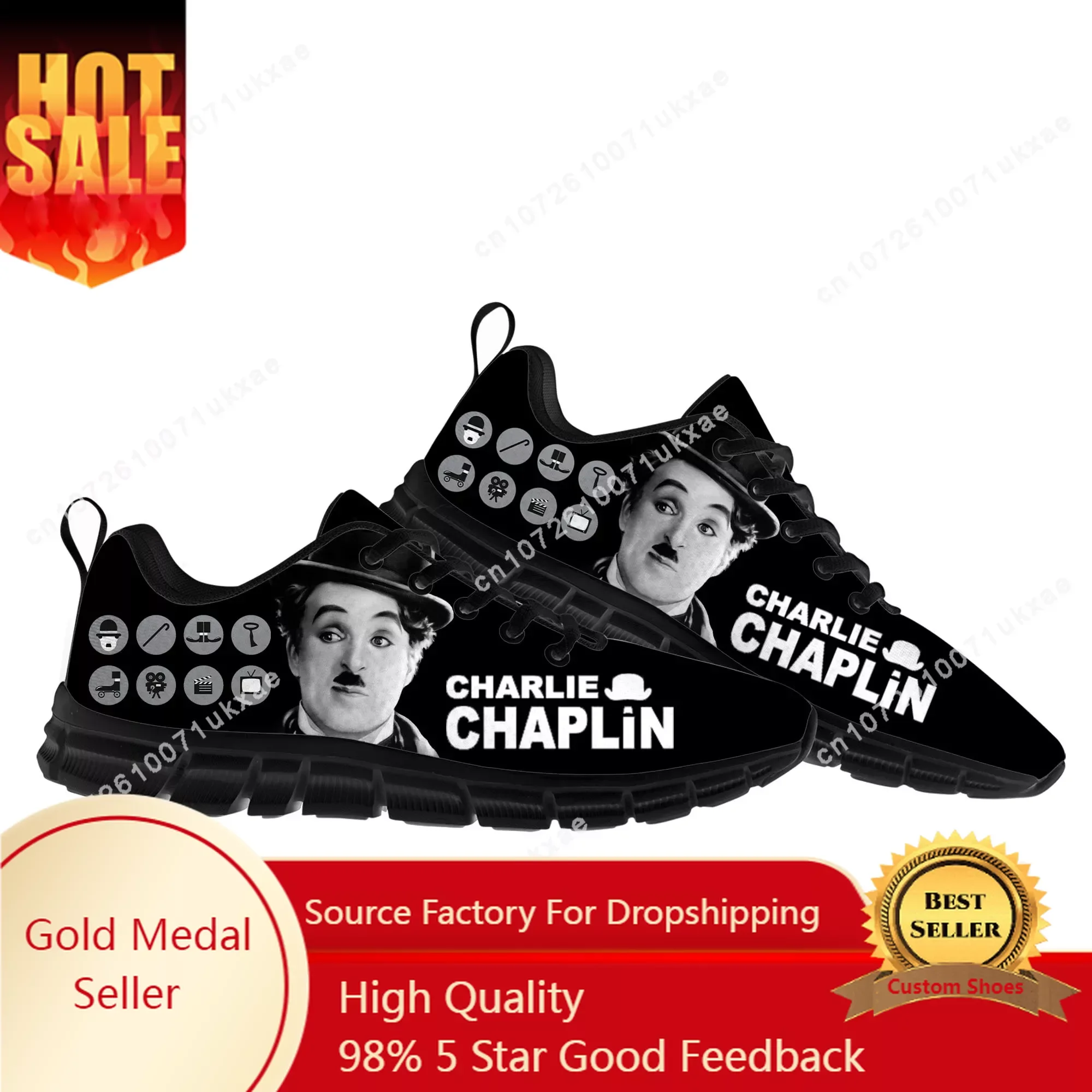 

Charlie Chaplin Sports Shoes Mens Womens Teenager Kids Children Sneakers High Quality Casual Sneaker Couple Custom Shoes