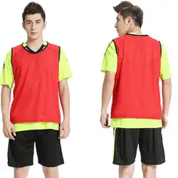 Unisex Kids Adult Outdoor Sport Football Training Match Mesh Sleeveless Vest Lightweight Breathable Soft Comfortable Top