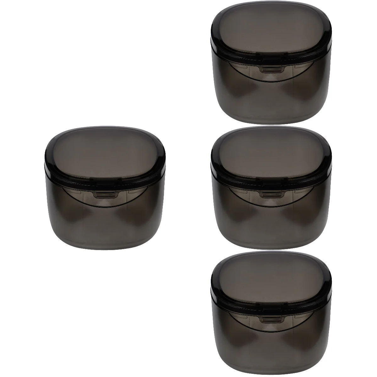

4 PCS Mouth Retainers Case Braces Box Mouth Retainer Denture Care Personal Hygiene Products Women Plastic