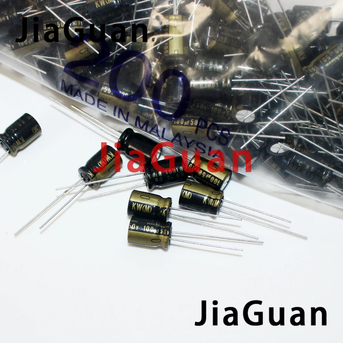 

20pcs NICHICON KW 50V100UF 8X12MM audio electrolytic capacitor 100uF/50v kw 85 degrees FW upgrade version 50V 100UF UKW1H101MPD