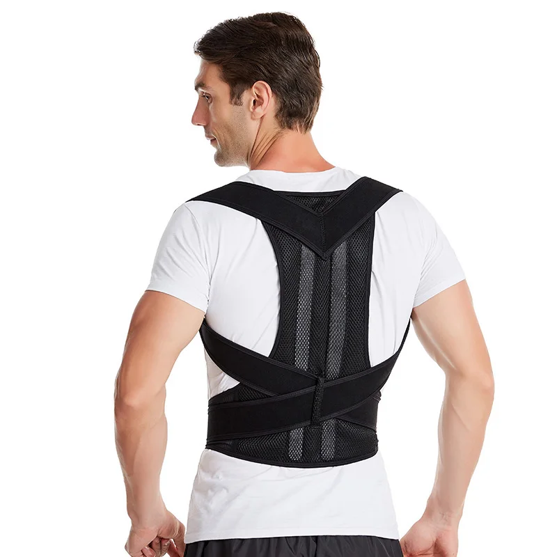 Adjustable Back Posture Corrector Spine Back Shoulder Lumbar Brace Support Belt Posture Correction Back Blet No Slouching