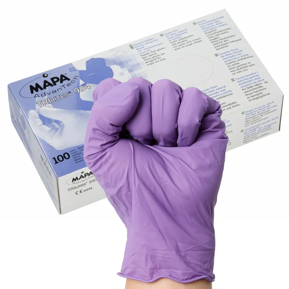 S17150M Mapa Trilites® Chemical Resistant Gloves Powder, 45 OFF