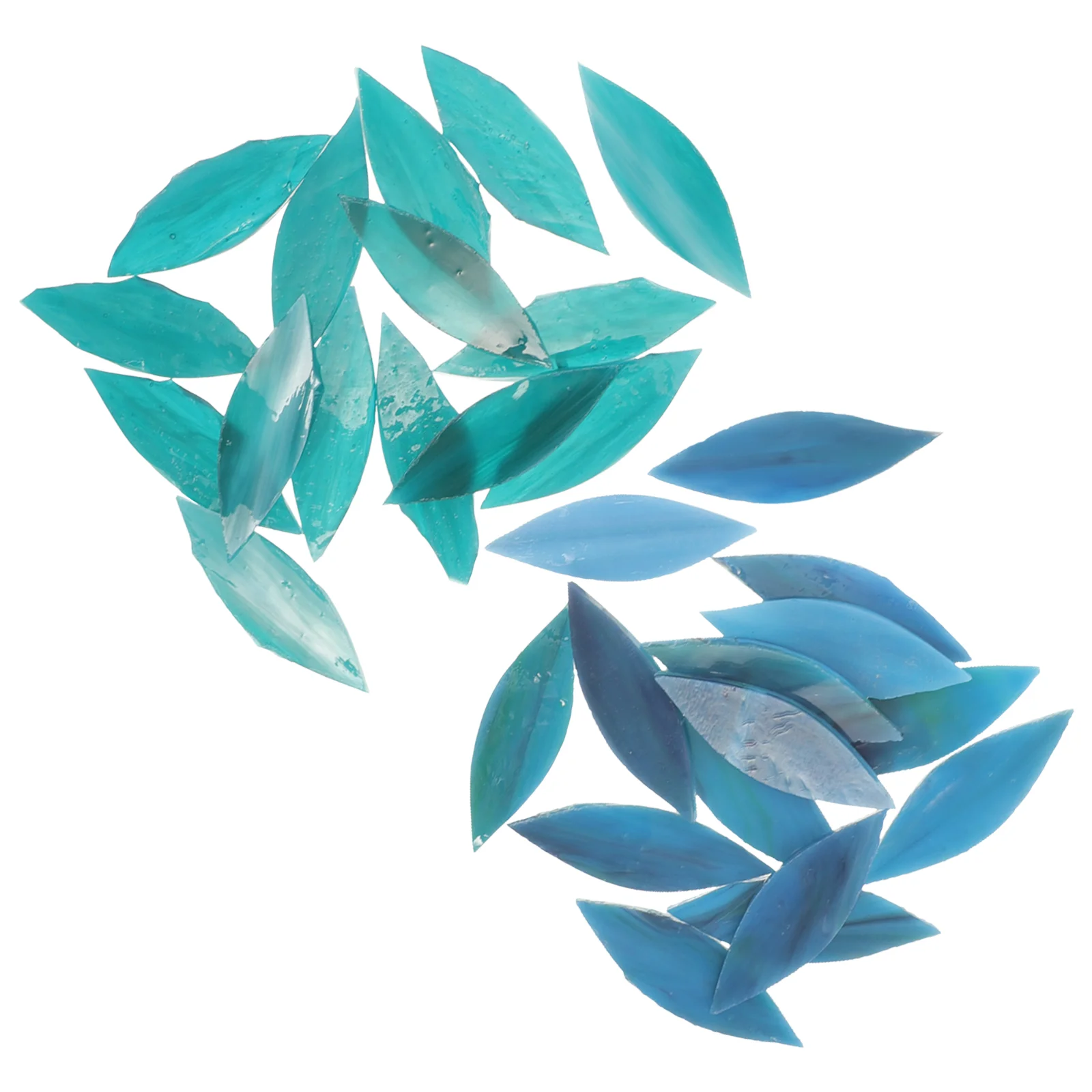 

30 Pcs Mosaic Glass Sheet Flowerpot DIY Tile Tiles for Crafts Handmade Materials Supply