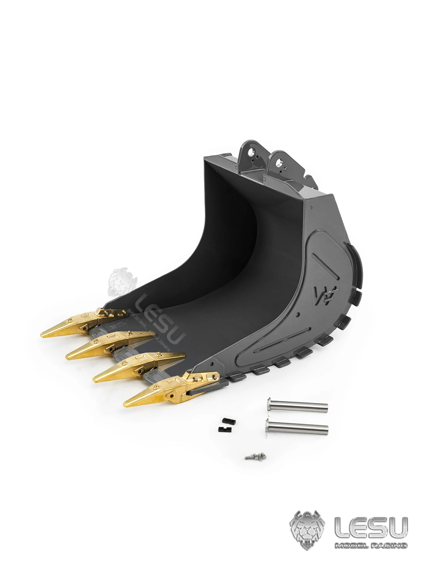 Metal Bucket for Tamiya 1/14 RC Excavator LESU DIY Parts 