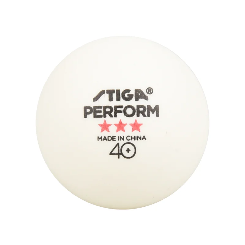 Stiga Table Tennis Balls 3 Star 40+ ABS Plastic Poly Seamed Original Stiga Ping Pong Ball