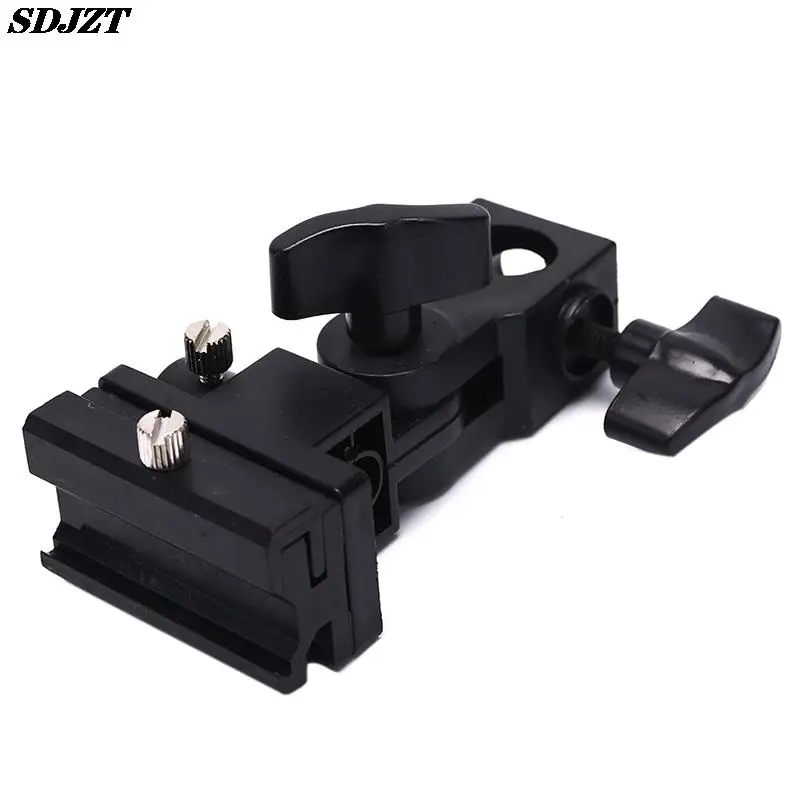 B-Type Flash Hot Shoe Bracket Tripod Umbrella Holder Swivel Light Stand Adapter Bracket B 1pc camera accessories camera bracket camera mount bracket