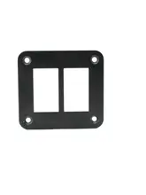  ALUMINIUM Plate Rocker Switch Panel Housing - 1 2 3 4 5 6 8 9 Gang for 12V Car Marine RV TRUCK 