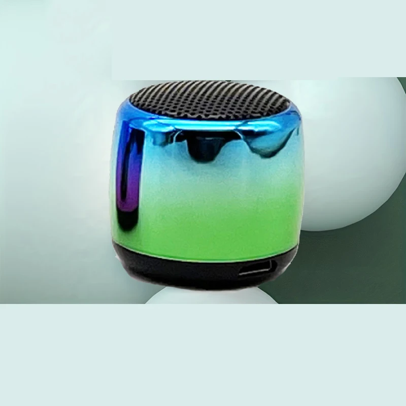 Wireless Bluetooth Speaker Portable Small Steel Gun Metal Heavy Stereo Surround Subwoofer Outdoor Mini Bluetooth Small Speaker bluetooth speaker