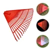 Grass Rake Artificial Plastic Rakes For Lawns Heavy Duty Garden Leaf Plastic Leaves Gardening 1