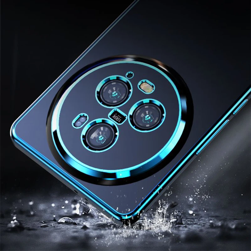 Electroplating All-inclusive Soft Silicone Phone Case with Protective Lens Cover