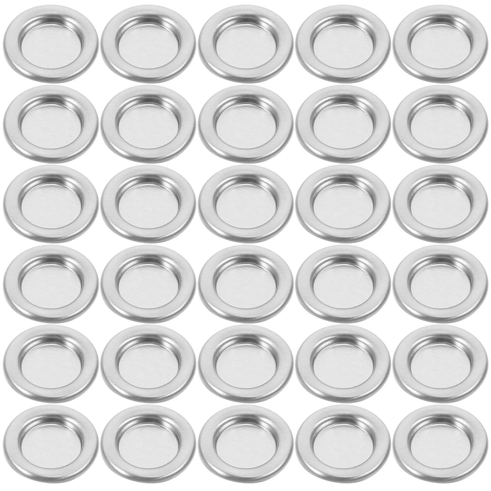 50Pcs Incense Cone Holder Incense Cone Tray Plate Aluminum Alloy Sliver Container For Holder Zen Buddha Supplies