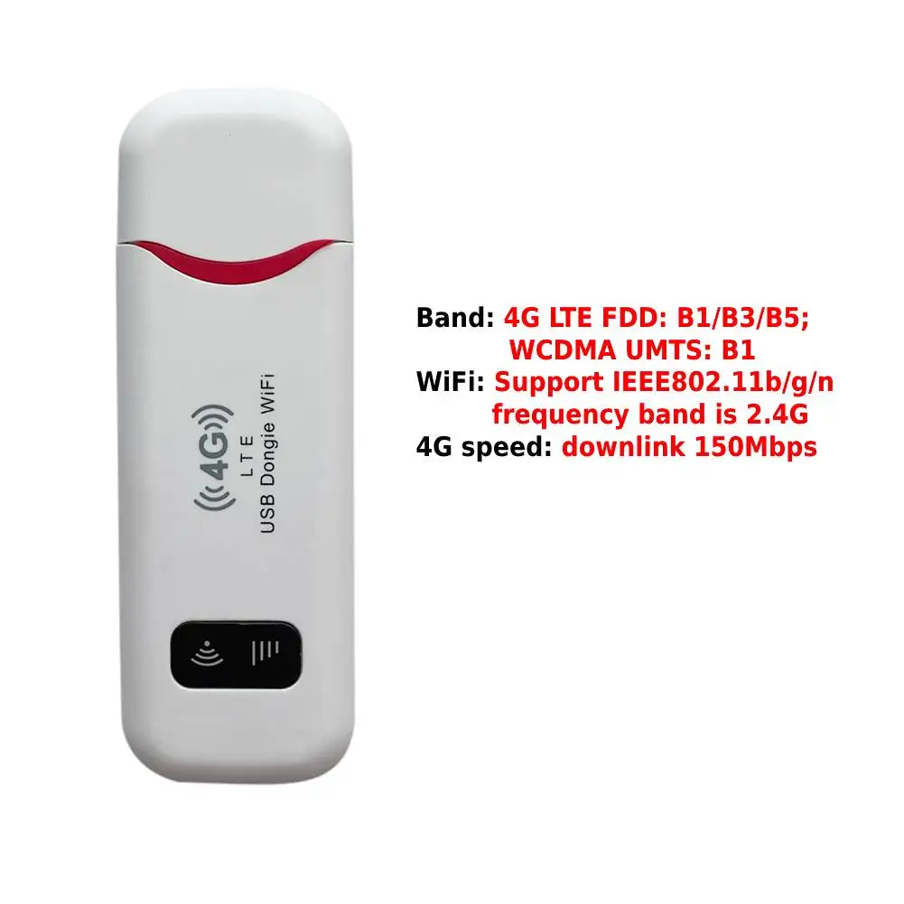 Wireless LTE WiFi Router 4G SIM Card Portable 150Mbps USB Modem Stick Dongle Office 1-10 PCS