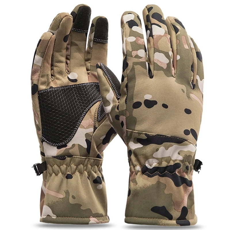 

Waterproof Touch Screen Ski Winter Tactics Outdoors Camouflage Hunting Sports Gloves Men's Tactical Gloves Military Biker Hiking