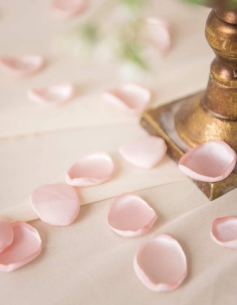 Silk Satin Rose Petals Handmade Artifical Flowers Wedding Accessories Party Decoration 100pcs/bag