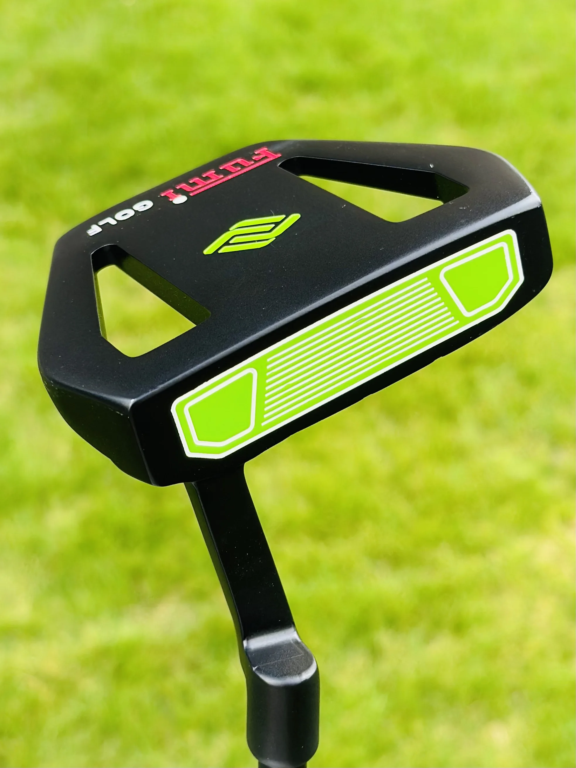 Fumi Golf パター ブラック/グリーン fumi golf putter big head stable pusher multi-function aiming line