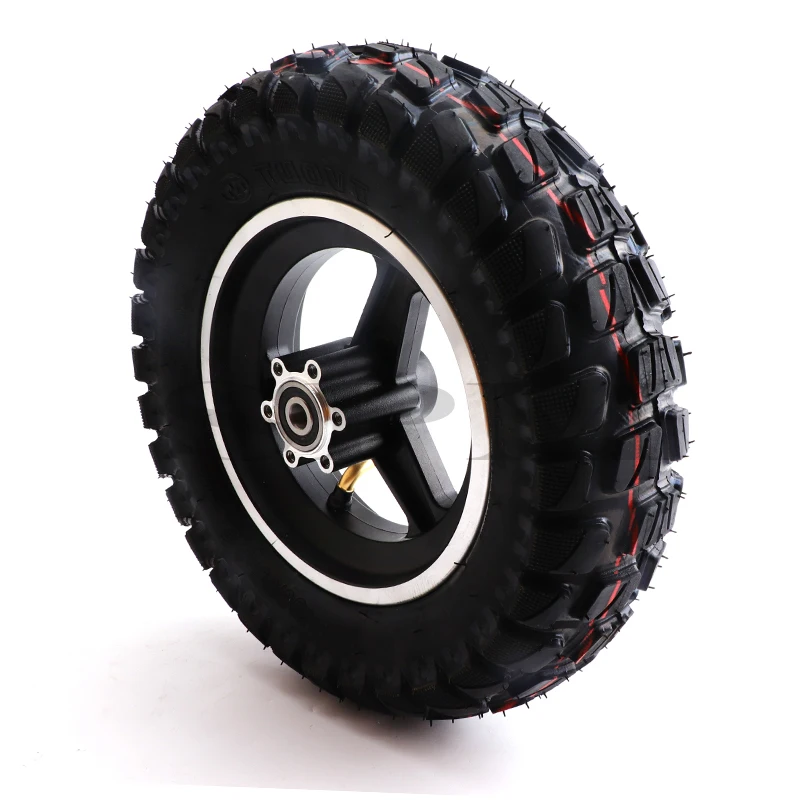 11 Inch tubeless tire 90/65-6.5 thickened Vacuum Tyre with 6.5" Alloy Hub/rim for Electric Scooter Pocket Bike off-road wheel