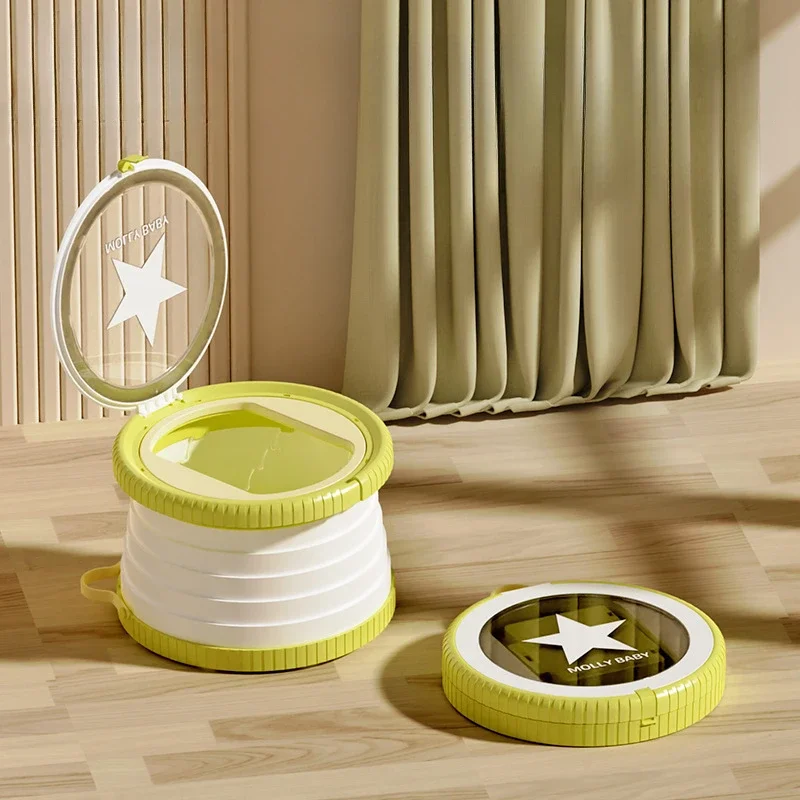Children Go Out Portable Folding Small Toilet Male and Female Baby Car Emergency Toilet Travel Potty Urinal 5