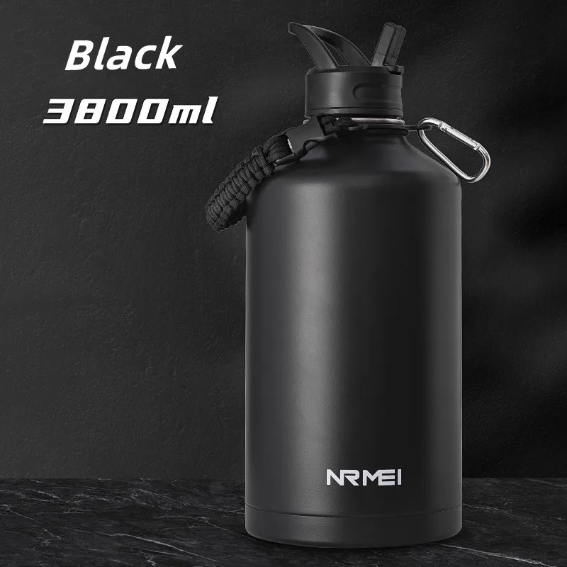 2 Liter Water Bottle Stainless Steel Thermos Bottle Outdoor Sports