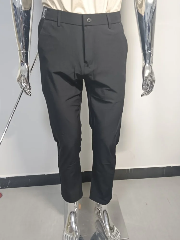 2024 Ice silk golf pants, new summer men's golf sports pants, fashion breathable elastic golf pants, high quality tennis pants