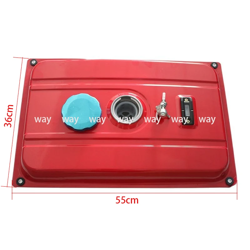 1 set red 2KW 3KW generator fuel tank fuel tank Assembly 168F gasoline with cover and a full set of unit accessories