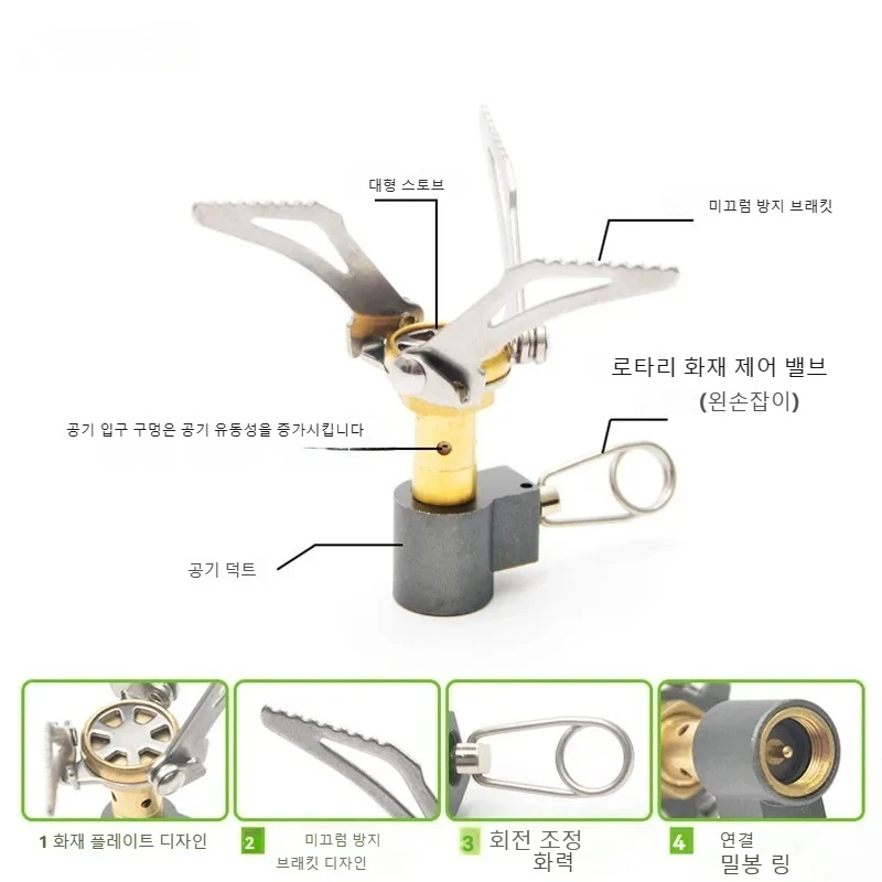야외 활동을 더욱 풍성하게 만들어주는 미니 가스 렌지