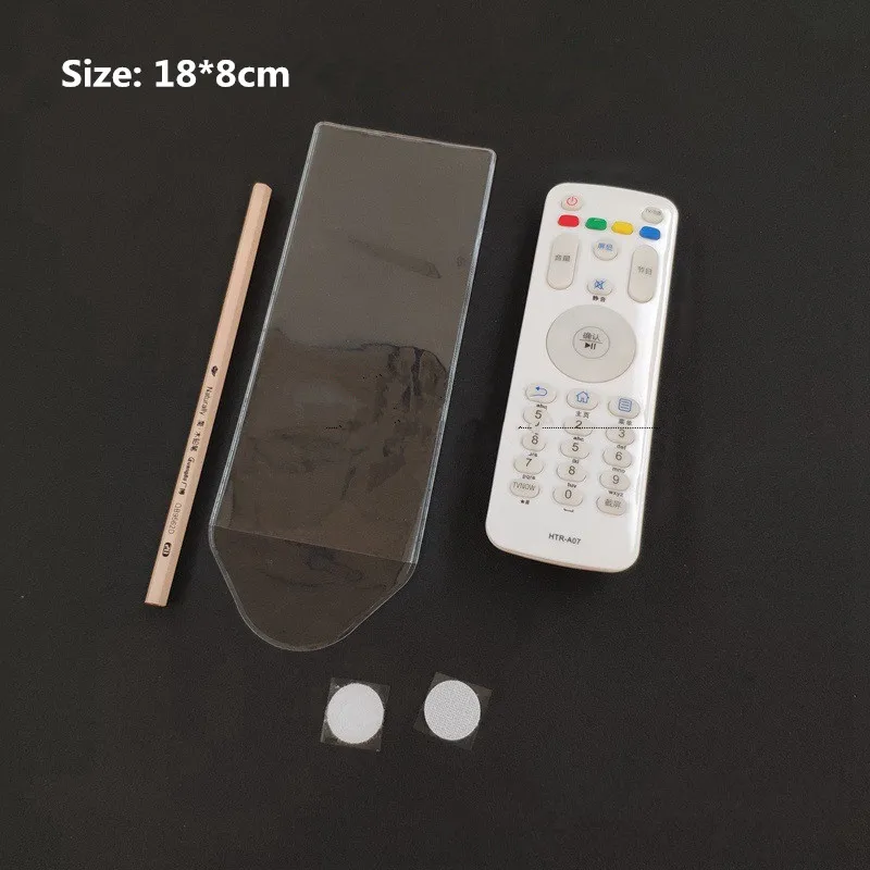 Clear a TV/Air Condition Remote Control Case Transparent Waterproof Case Dust Cover Protective Anti-dust Controller Bag