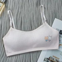 8-16 ans enfants soutiens-gorge jeunes filles sous-vêtements adolescents formation soutiens-gorge femmes coton enfants mignon brassière bustiers fille Sport soutiens-gorge 2