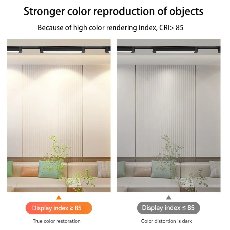 Description Picture 4 of itemLed Track Lamps Set 85~264V Ceiling Light 10W 20W Floodlight indoor Lighting Fixture Spotlight for Clothing Shop Track Rail Lamp