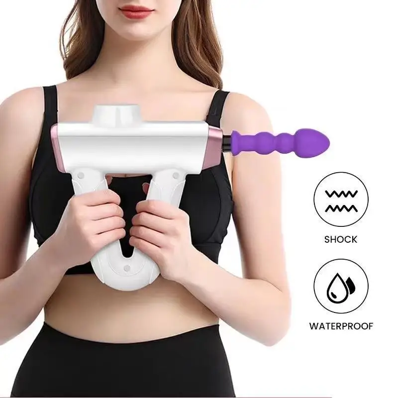 Massage Gun Accesories Sex Head Silicone Heads For Fascia Massage gun Percussion Vibrators for Female Man massage gun massage gun bracket