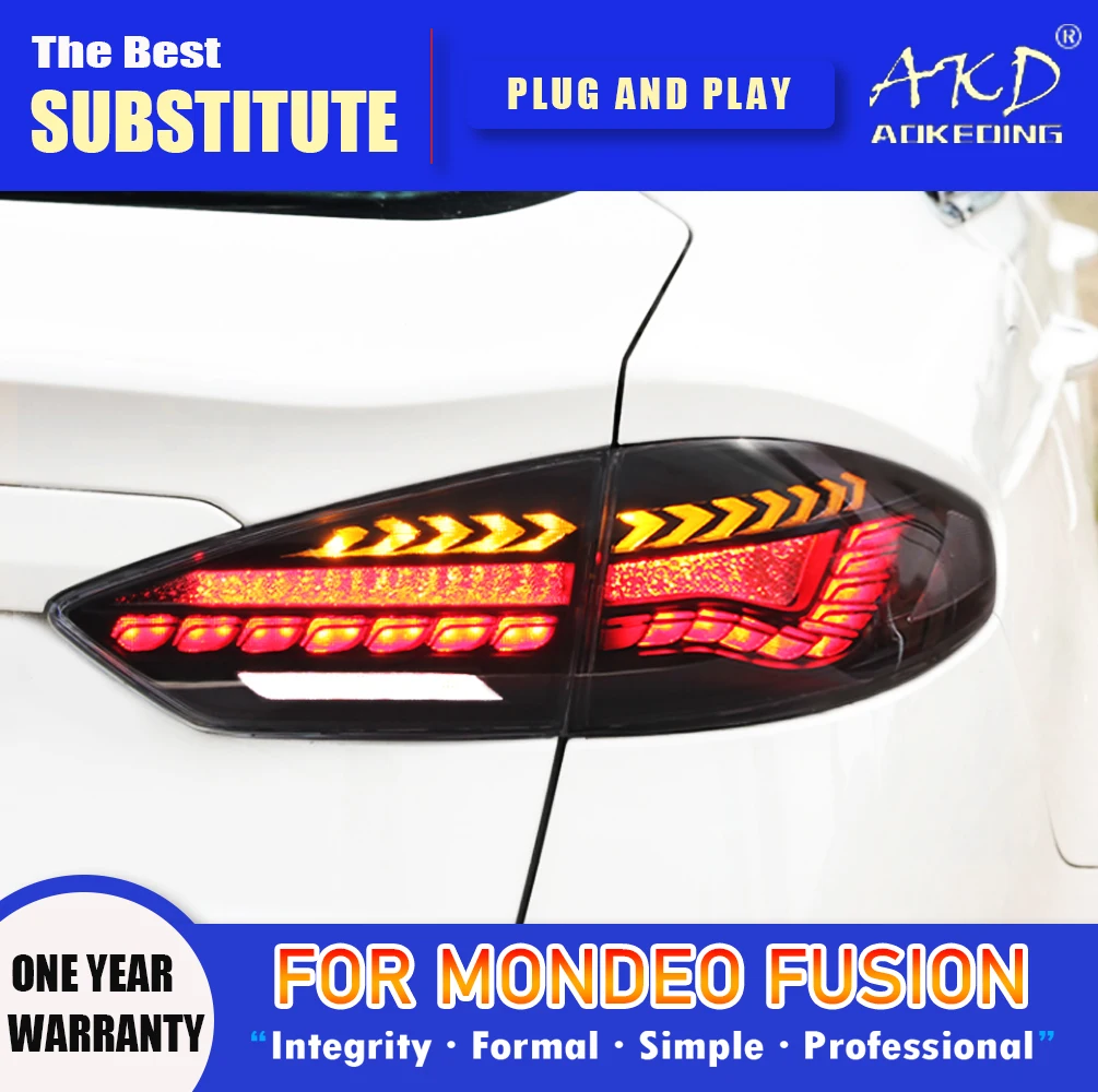 AKD Tail Lamp for Ford Mondeo LED Tail Light 2019 2021 Fusion Tail