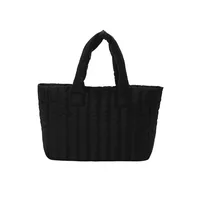 Ladies Tote Bags Large Capacity Cotton Padded Bag Solid Color Casual Fashion Nylon Elegant for handbag