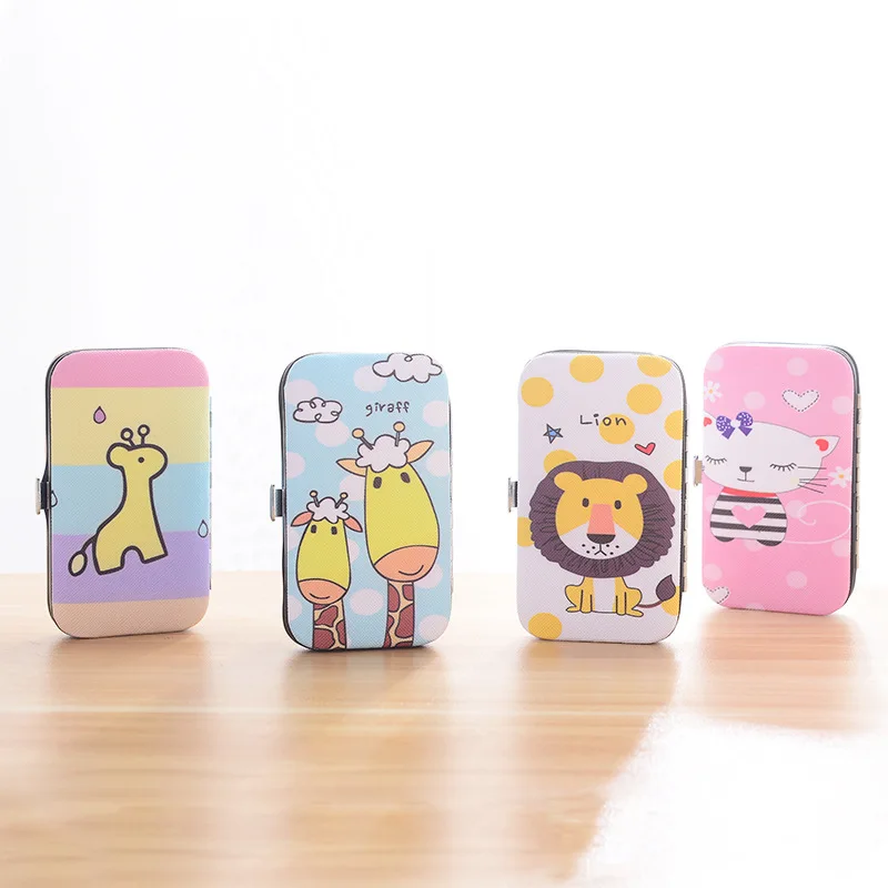 Cartoon Nail Clipper Ear Scooper Manicure Tools Set 7PCS nail clipper set nail clipper nail care kit nail scissors set nail clippers manicure pedicure kit manicure set manicure sets manicure nail clipper set nail clippers kit