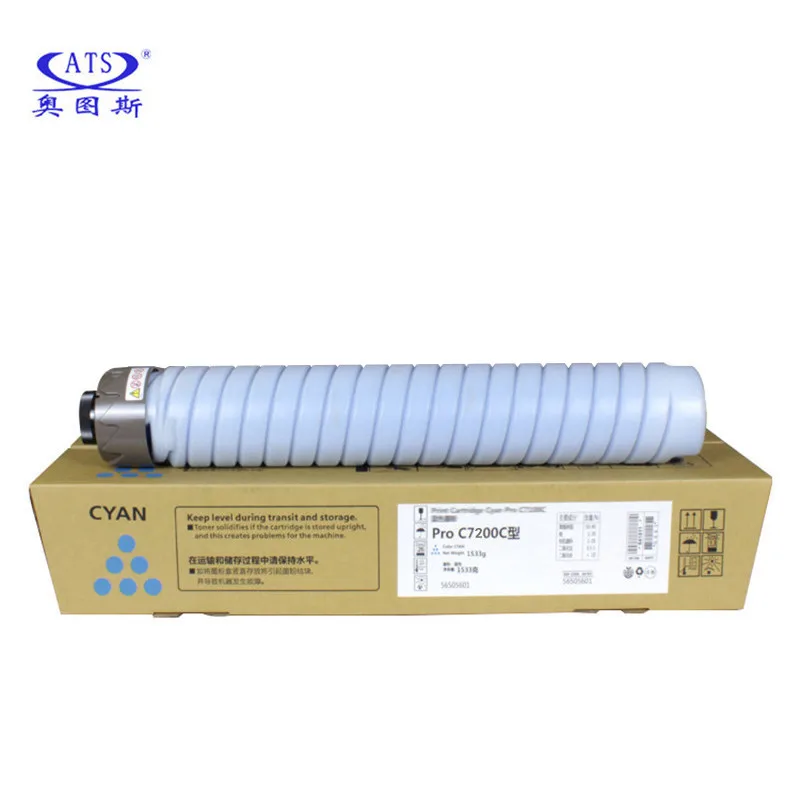 

C7200 C7210 TN 1PC CMYK1500g Toner Cartridge For Ricoh Pro C 7200 7210 Compatible printer Toner Powder Copier Spare Parts