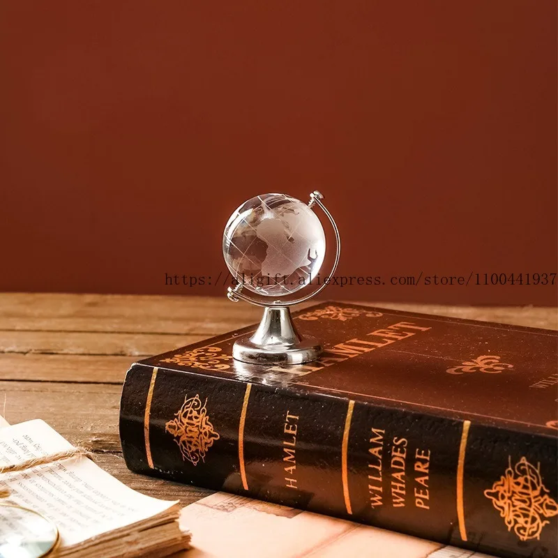 Instagram-Style Transparent Crystal Globe Decorative Accent